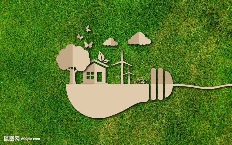 點(diǎn)亮環(huán)保之光 創(chuàng)意燈泡環(huán)保海報(bào)設(shè)計(jì)